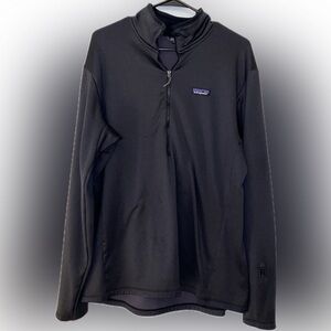 Patagonia R1 Daily Zip Neck | Color: Black | Size: XL
